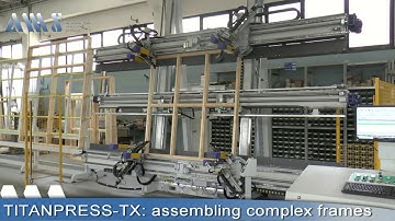 TITANPRESS TX: smart assembling of complex window frames
