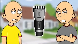 Classic Caillou Shaves Caillou's Hair Bald/Grounded