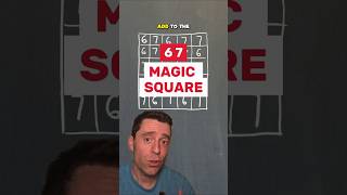 Have you ever seen a 6 7 magic square? #math #magicsquare