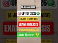 UP TGT EXAM REVIEW 2026 | 4 JUNE 4TH SHIFT ANALYSIS🔥DIFFICULTY LEVEL😱GOOD ATTEMPTS ✅ EXPECTED CUTOFF
