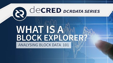 Decred Block Explorer - DCRDATA Series Part 1