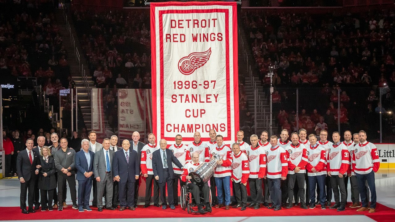 Red Wings celebrate 1996-'97 Stanley Cup with win over Capitals