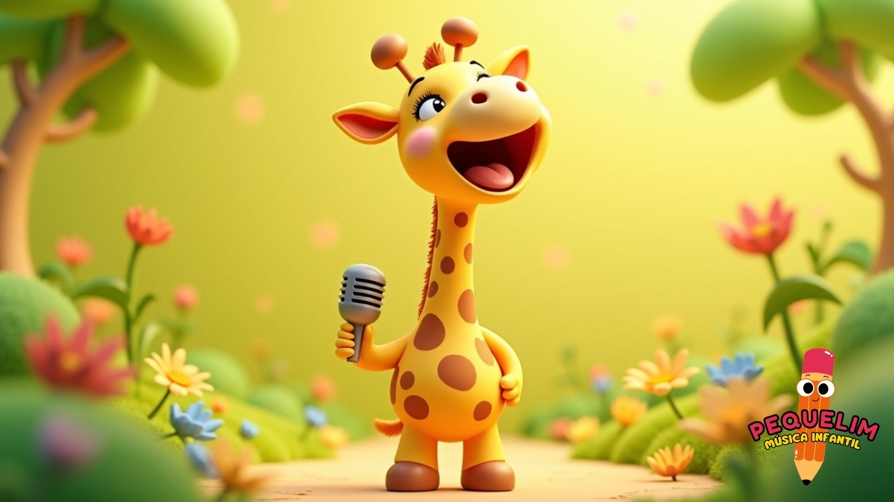 Jirafita Cuello Largo: ¡Arriba y Abajo! 🦒⬆️⬇️ Música infantil