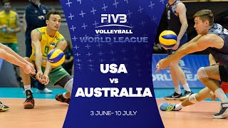FIVB - World League: USA v Australia highlights