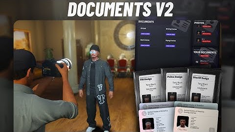 VMS DOCUMENTS V2 | Realistic metadata Documents & Badges