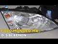 Ford Mondeo MK3 |  D2S Bi-xenon HID Headlight Projector Upgrade installation