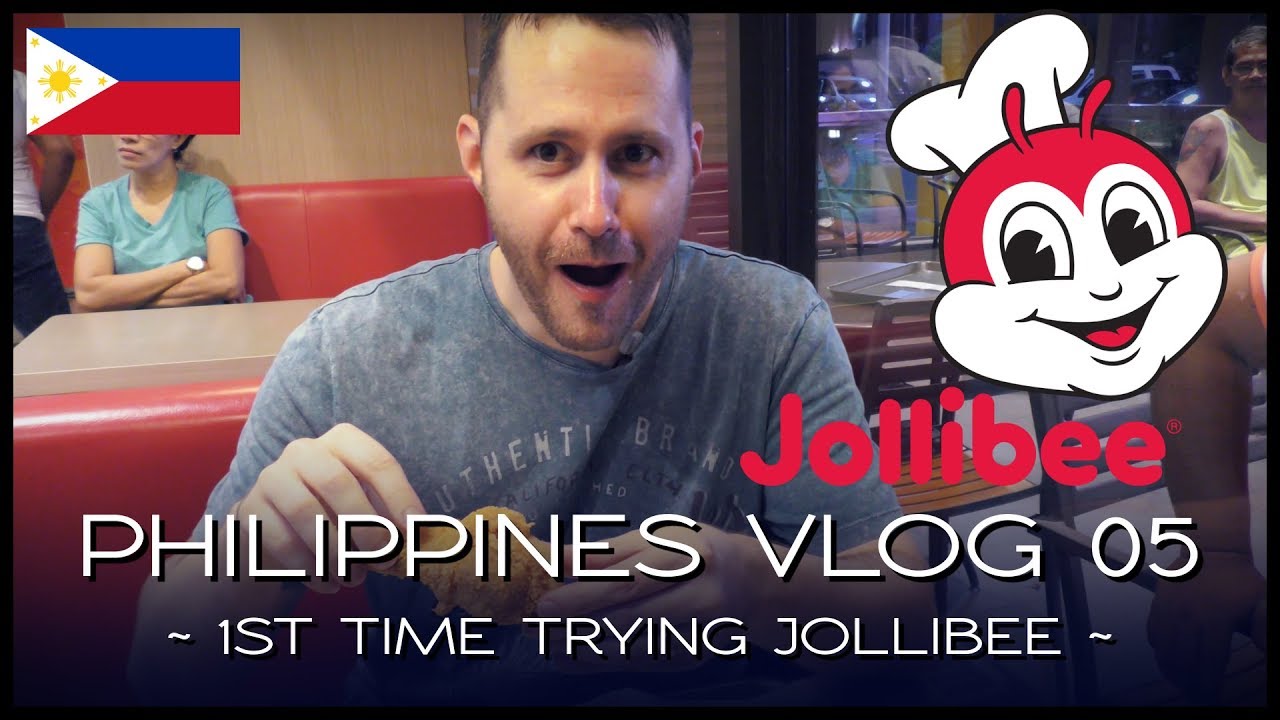 First Time Trying Jollibee - PHILIPPINES VLOG 05