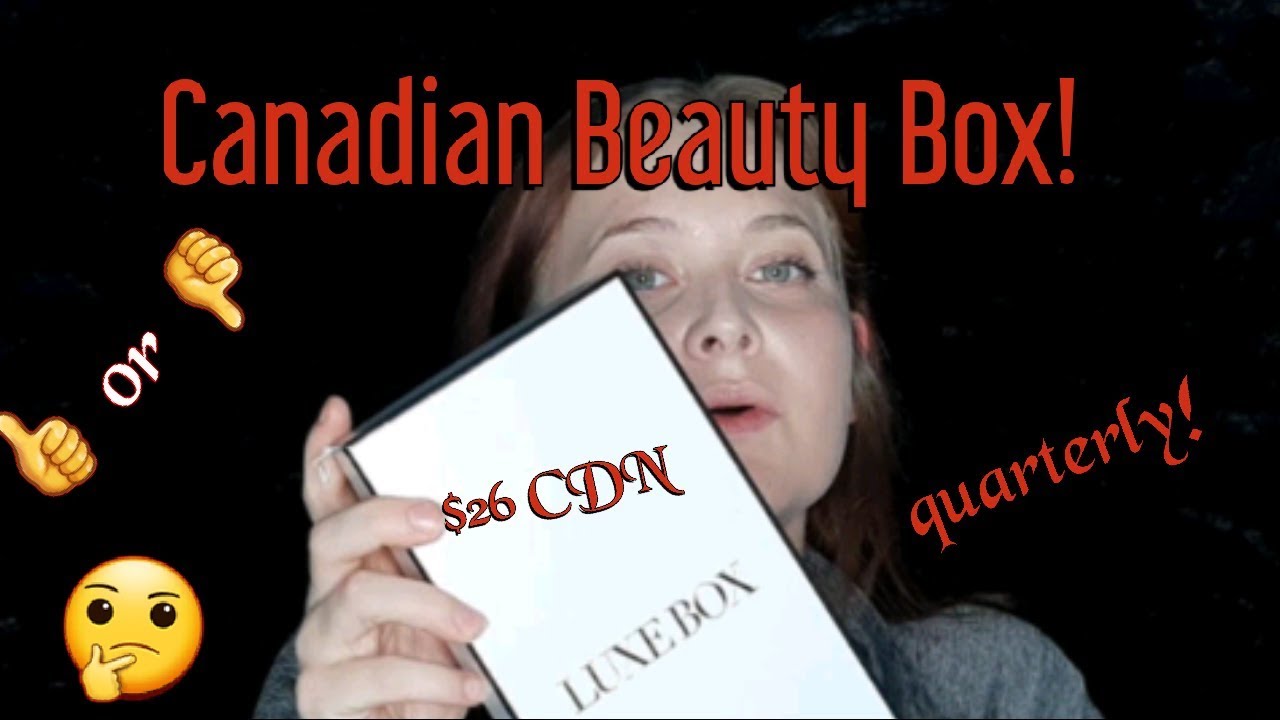 FALL 2019 LUXEBOX UNBOXING - CANADIAN BEAUTY SUBSCRIPTION