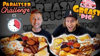 Episode 244: Greasy Pig's Paralyser Challenge with Max vs Food | Leeds, UK