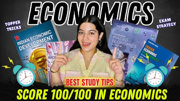 How to score 100/100 in Class 12 Economics 📚🌟 | Topper Strategy + Economics Study Tips | Class 12