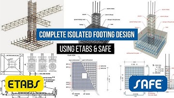 Complete Isolated Footing Design using Etabs Results (Modelling) | SAFE Software
