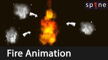 Fire Particle Animation in Spine | VFX