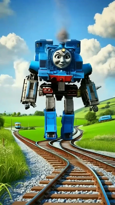 First on Youtube !!! Thomas berubah Jadi Robot #robot #thomas #thomastrain #trending