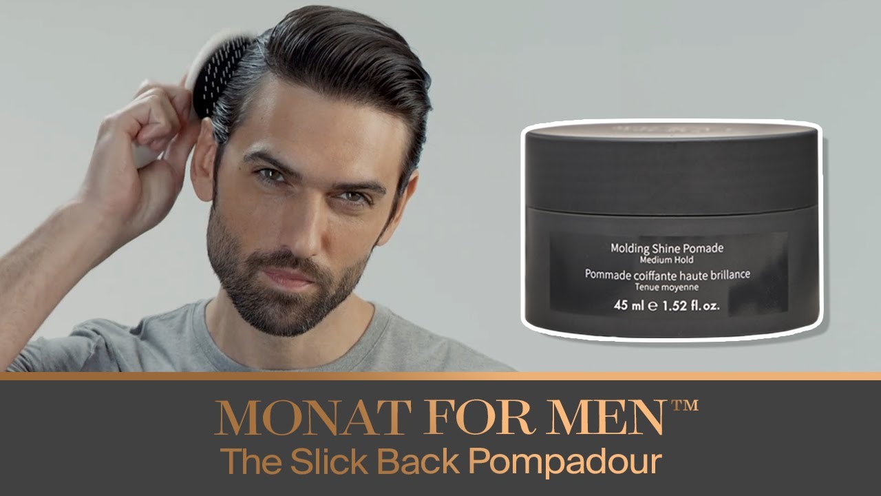 MONAT FOR MEN™ How To | Styling: The Slick Back Pompadour | Haircare