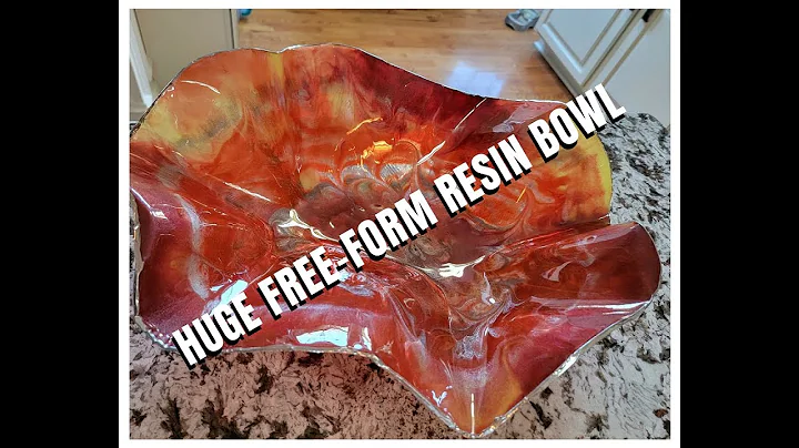 (875) HUGE Oval Resin Free Form Bowl for a Friend ...