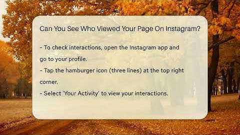 Can You See Who Viewed Your Page On Instagram? - Everyday-Networking