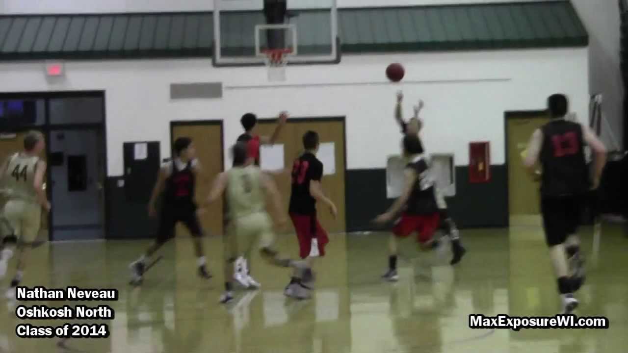 Nathan Neveau Summer League Highlights | Oshkosh North 2014 Point Guard | D2 Hillsdale Commit