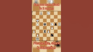 ||Mate in 2|| #shorts #chess  #checkmate #learnchess   #endgame #chessforbeginners
