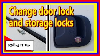 How to change RV door locks