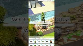 Modern Glass House – Part 3 | Adding Greenery | The Sims 4
