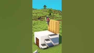 Minecraft Small Modern House🏠 #shorts