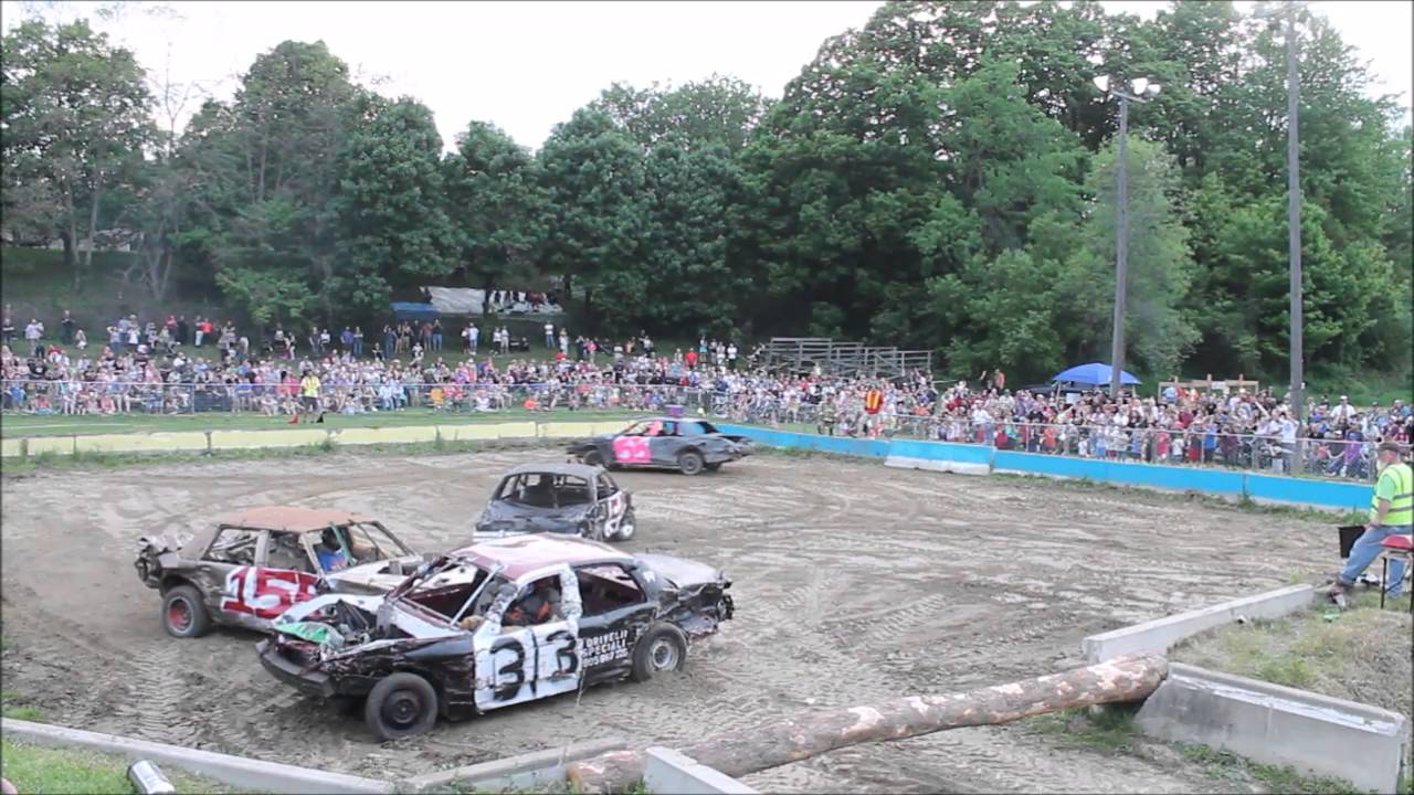 demolition derby 2016 SCHOMBERG DEMOLITION DERBY FULLSIZE HEAT TWO