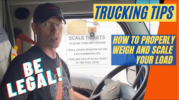 HOW TO PROPERLY SCALE AND ADJUST YOUR LOAD | MAKING SURE YOUR TRUCK IS LEGAL ON ALL AXELS | OTR LIFE