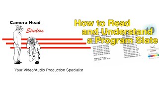 How to Read and Understand a Program Slate