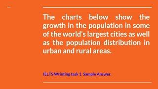 The Growth In The Population In Some Of The Worlds - Writing Task 1 Academic Sample Answer.