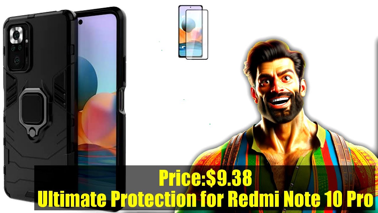 Buy For Xiaomi Redmi Note 10 Pro Case With Glass Screen Protector 