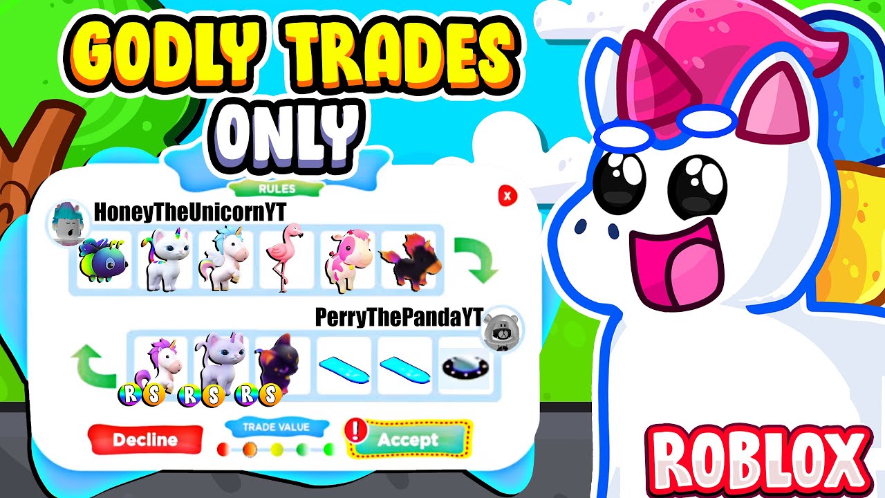 I TRADED ONLY GODLY PETS IN OVERLOOK BAY FOR 24 HOURS! Roblox Overlook Bay Trading