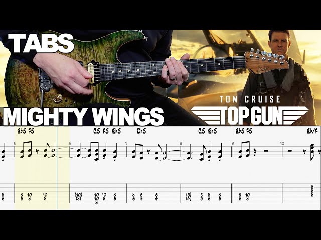 Cheap Trick - Mighty Wings From TOPGUN | Guitar cover WITH TABS | class=