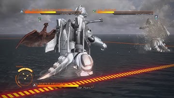 GODZILLA PS4: Super MechaGodzilla vs Rodan vs Super MechaGodzilla
