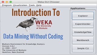 Introduction to WEKA|| Data Mining || Lecture#1