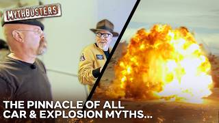 Can Explosives Really Flatten A Car Without Destroying It? | Mythbusters