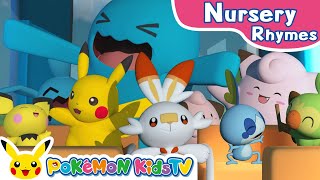 The Wheels on the Bus | Nursery Rhyme | Kids Song | Pokémon Kids TV