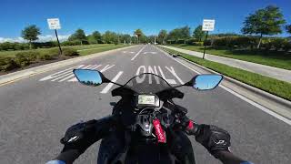 4K Daytime 2023 Yamaha R3 (Pov)