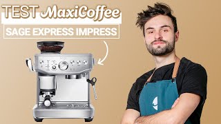 SAGE Express Impress | Machine à café expresso | Le Test MaxiCoffee
