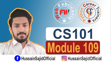 CS101 Module 109 | Programming Languages: Early Generations-I | Hussain Sajid | Urdu / Hindi