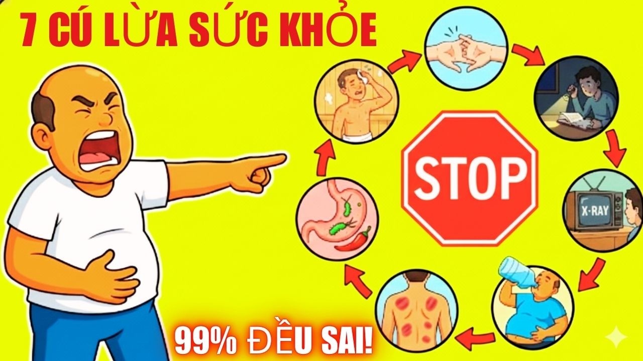 7 Lầm Tưởng Sức Khỏe 