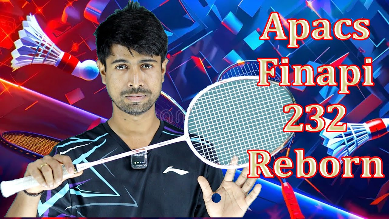 Apacs Racket Inapi 23 Apacs Finapi 232 Reborn Review | 42 lbs Tension Beast! Best Smash ...