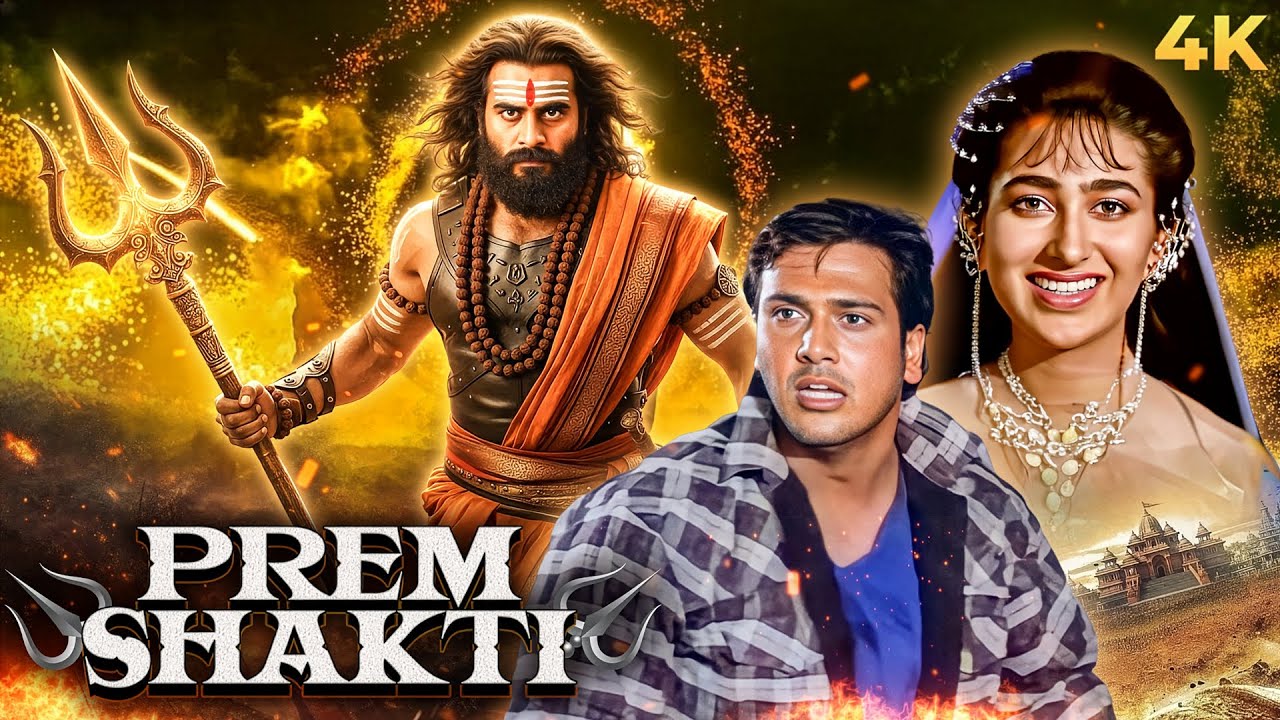 PREM SHAKTI 1994 ACTION Hindi Full Movie 4K | Govinda, Karisma Kapoor, Shakti Kapoor | 90s Bollywood