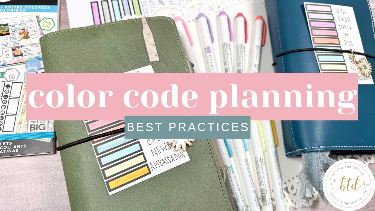 How To Color Code Your Planner Using Mildliners | Create A Reference ...