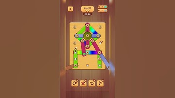 How to Solve Level 49 – Pin Puzzle Game #nutsandbolts #gaming #puzzlegame