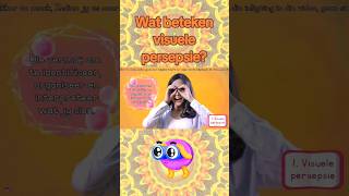 Visuele persepsie vir kinders in Afrikaans