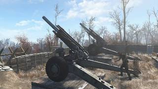 Fallout 4 mod - 155mm Howitzer M1 - Rapid Fire with Angry Artillery