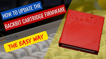 How to update the BackBit cartridge firmware the easy way