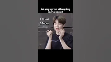 Jimin Being Sugary Cute While Explaining Jimin Cute Jm 