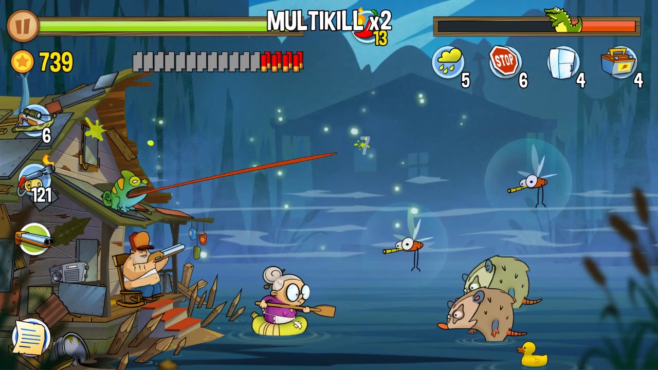 Swamp Attack - Episode 6. Level 19 Gameplay Android walkthrough