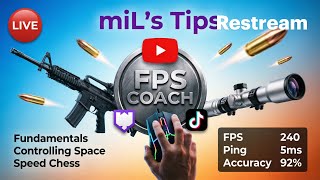 LIVE Wins (1) Kills (11) Damage (3337) Revives (0) FPS Coaching Apex Legends with miL's Tips